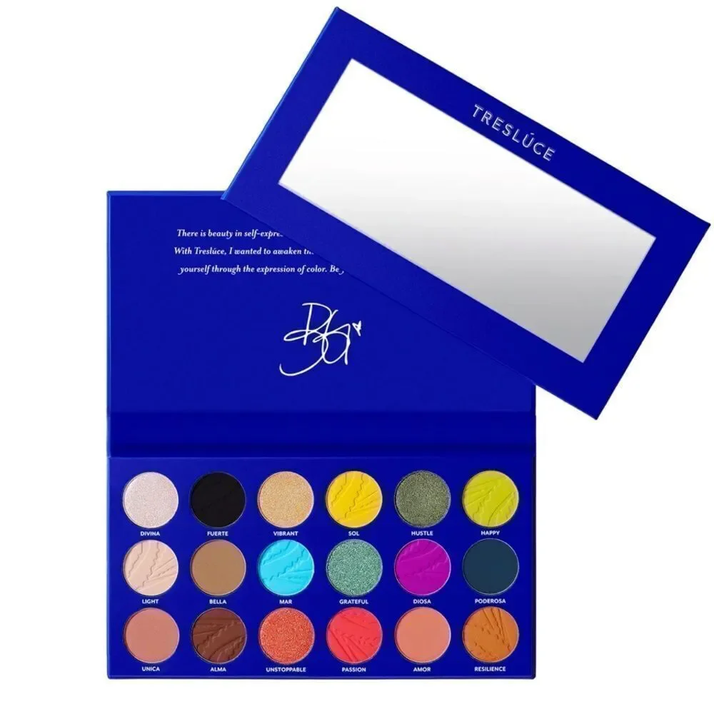 Treluce Beauty The I AM Palette eyeshadow palette 18 pigment rich pretty shades
